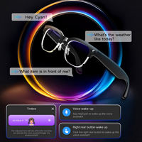 Lunettes Intelligentes IA avec Caméra HD 8MP, Enregistrement Vidéo, Transmission Wi-Fi, Traduction en Temps Réel, Casque Connecté Intelligent W630