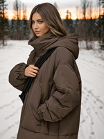 Offre Spéciale Nouveau Design Vente en Gros Manteau D'hiver pour Femmes Épaissie Doudoune Écologique Plus La Taille De Luxe Dame Long Manteau Chaud