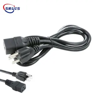 Iec Stekker Soccket Kabel C5 Connector Iec 60320 Verlengvermogen Voor Monitor Ac Tv Kabel