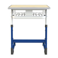 Ensemble de mobilier scolaire en gros : Bureau et chaise individuels durables pour étudiants, table et chaise de classe réglables