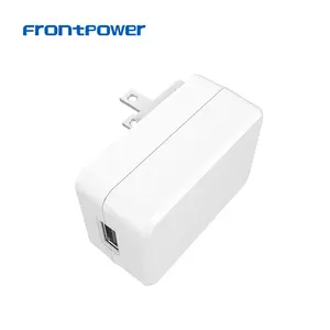 Frontpower 5V 2,4 A 5V 2,5 A 1A 2A adaptor daya US 5V3A pengisi daya usb portabel perjalanan dengan UL FCC certs untuk telepon genggam