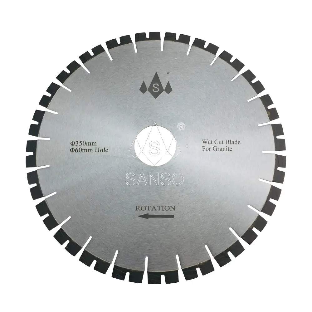 High Quality W segments Diamond saw blade cutting disc for granite stone