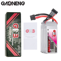 Batterie LiPo RC GNB GAONENG 6S 1800MAH 22.2V 130C 260C pour drone de course FPV avec connecteur XT60