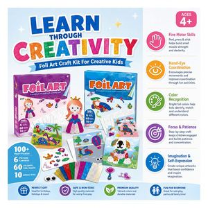 Kit de Pegatinas Holográficas de Aventuras Espaciales con Diseños de Planetas y Cohetes, Juguete de Dibujo sin Manchas para Niños de Cuatro Años - Product Image 2