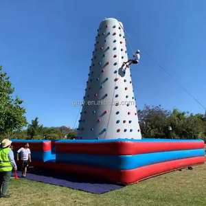 Giochi Gonfiabili Commerciali: Arrampicata su Roccia Interattiva con Ventilatore per Bambini e Adulti - Product Image 4