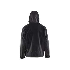 BLAKLADER-Veste Softshell 475325169956M avec capuche Noir/Rouge-VESTES DE TRAVAIL EAN 7330509689592 - Product Image 5