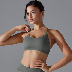 Soutien-gorge de yoga haute performance JAC22 BFA4015, séchage rapide, en <span class=keywords><strong>spandex</strong></span> respirant, idéal pour le fitness et la course à pied - Product Image 3