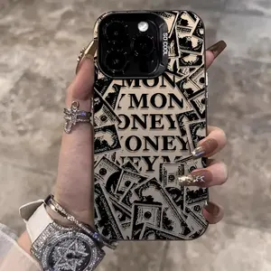 Nouvelle Mode Doodle <span class=keywords><strong>Dessin</strong></span> TPU Téléphone étui pour iphone 14 15 Plus 11 12 13 ProMax X XR XS Max Laser Plaqué Silicone Couverture - Product Image 1