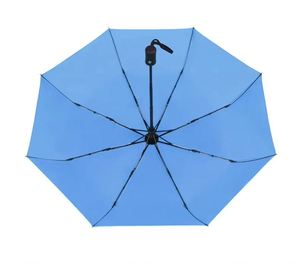 Jx984 Wholesale Promotional 3 Folding Uv <b>Automatic</b> for Rain Windproof Sun Parasol Custom <b>Umbrella</b> With Logo - Product Image 6