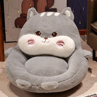 Sofá cama de animales de dibujos animados con diseño de oso al por mayor, sofá cama con asiento de animales de peluche divertidos y esponjosos