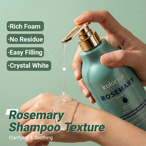 Masque capillaire à la menthe et au romarin, crème réparatrice en profondeur, acide hyaluronique pour <span class=keywords><strong>cheveux</strong></span> secs et crépus, <span class=keywords><strong>shampoing</strong></span> volumisant sans vapeur, 500 ml - Product Image 2