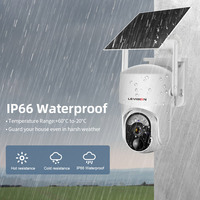 LS VISION 3MP 2K 无线太阳能供电 PTZ 摄像机 4G WiFi 户外安全摄像头 PIR 人体检测 双向音频 Ubox 应用程序