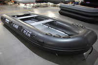 Bateau gonflable de sport de plancher en aluminium de bateaux gonflables de 4.2m avec le moteur hors-bord de la CE