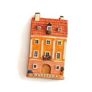 Imanes de Resina Personalizados de Venta Directa de Fábrica, Casas de Una Planta en Varsovia, la Capital de Polonia, Recuerdos de Viaje en 3D - Product Image 5