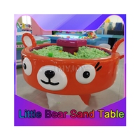 Table de sable cinétique pour enfants, parc d'attractions interactif, table ronde, machine de sable, dessin animé magique, voiture
