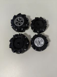Schwarzes <span class=keywords><strong>Mecanum</strong></span>-Rad Universal-Omni-Rad 48mm 60mm 80mm - Product Image 4