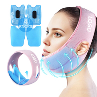 Compresse chaude/froide OEM pour les dents de sagesse, enveloppement de tête et visage, 4 packs de gel, taille personnalisable pour soulager les douleurs post-extraction dentaire