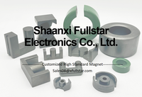 Noyau de transformateur en ferrite EI33 EE33 EE55, type E, en Mn-Zn