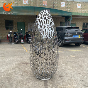 Xiyuanda 2025 Thương Hiệu Riêng Tùy Chỉnh Cao Thép Rỗng Trứng Điêu Khắc Ngoài Trời Trang Trí Sân Vườn Kim Loại Thủ Công - Product Image 2