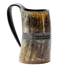 Beber Cuerno Cerveza Stein Beber Cuerno Taza Natural Pulido Hecho a mano Vikingo Beber Cuerno Taza de café - Product Image 4