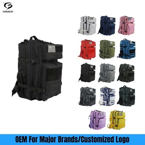 Zaino Tattico <span class=keywords><strong>Wolf</strong></span> <span class=keywords><strong>Pack</strong></span> 45L con Velcro, Impermeabile, per Sport e Escursionismo, con Patch Ricamati, Molle System, per Palestra - Product Image 1