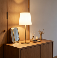 Lampe de bureau LED moderne et simple 4W RGB blanc chaud avec batterie rechargeable USB 5V DC, lampe de table écologique pour salle de lecture