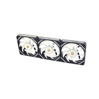 120mm ARGB Blanc Branca Roulement Hydraulique 29.2dBA Télécommande Boîtier PC Ventilateurs De Refroidissement Kit pour Jeux