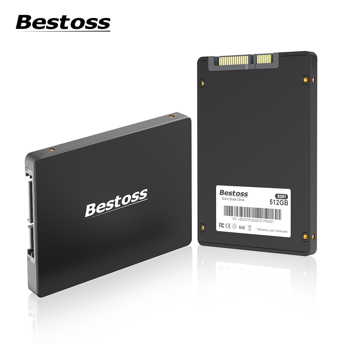 BESTOSS Factory Sell <strong>2.5</strong> <strong>Inch</strong> <strong>SATA</strong> <strong>III</strong> <strong>SSD</strong> 800GB-1.5TB Internal Solid State Drive Desktop Plastic Shell