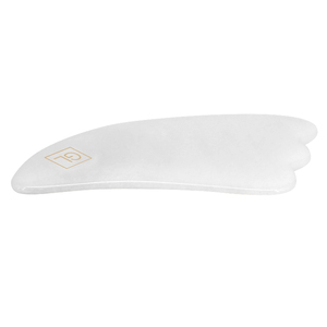 OEM Private Label High Quality <strong>White</strong> <strong>Jade</strong> Guasha Handmade Healing Stone <strong>Gua</strong> <strong>Sha</strong> Scraping Facial Massage Beauty Tools - Product Image 2