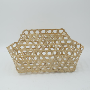 Cestas de Almacenamiento Tejidas a Mano de Bambú Natural para Dulces, Galletas y Otros Regalos, Cestas de Regalo para Celebración del Ramadán, Pascua y Navidad - Product Image 6