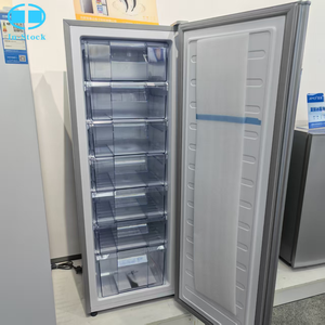 J Factory Wholesale 218l Single Door Vertical Freezer Standing Freezers for Home Kitchen <b>Refrigerator</b> in Stock Double Door - Product Image 1