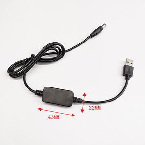 यूएसबी 5V करने के लिए 4.2V 8.4V 12.6V डीसी <span class=keywords><strong>3.5mm</strong></span> 5.5mm चार्जर एडाप्टर केबल मजबूत प्रकाश टॉर्च हेडलाइट चार्ज केबल 18650 विशेष - Product Image 5