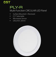 Spot lumineux Led ultramince circulaire ou carré encastrable pour le plafond, luminaire de plafond, montage en Surface, 6/9/12/18W, 24W