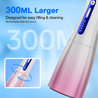 Hydropulseur Dentaire Professionnel Étanche Multifonctionnel 3 Modes 4 Buses Lumière UVC Nettoyage en Profondeur