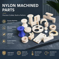 Pièces usinées en nylon PA6 PA66, bobines, poulies, engrenages, supports, blocs, anneaux, bagues, kit plastique personnalisé pour équipement industriel