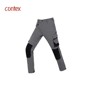 Pantaloni da Lavoro Outdoor ad Alta Elasticità in Nylon Resistente all'Usura, Alta Visibilità, <span class=keywords><strong>con</strong></span> Ginocchiere in Cordura, Cerniere YKK, Antistatici, Certificati CE, Protezione UV - Product Image 1