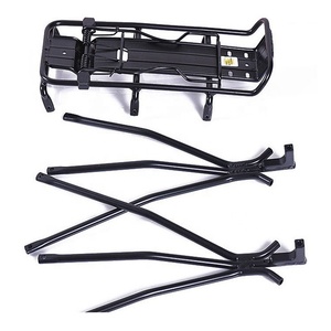 Portaequipajes Trasero Ajustable para Bicicleta de Montaña con Guardabarros, de Aleación de Aluminio, para Bicicletas <span class=keywords><strong>MTB</strong></span> de 24"-<span class=keywords><strong>29</strong></span>" con Frenos V-Brake y de Disco - Product Image 4