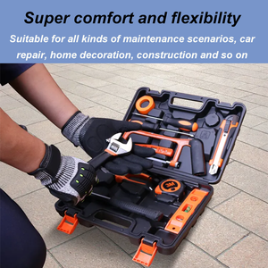 Gants d'impact pour champs pétrolifères bon marché Gants <span class=keywords><strong>Mechanix</strong></span> Gants de sécurité pour chantiers miniers 7 jours Finition sableuse en nitrile - Product Image 5