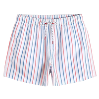 Short de bain pour homme OEM personnalisé, taille mi-haute, style boxer, pour sport, gym et plage, avec fermeture élastique, respirant, séchage rapide, imprimé numériquement