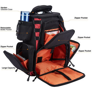 Pescar – <span class=keywords><strong>sac</strong></span> à <span class=keywords><strong>dos</strong></span> de grande capacité pour la pêche à la <span class=keywords><strong>carpe</strong></span>, outil étanche d'extérieur, avec 4 boîtes de matériel, design personnalisé - Product Image 2