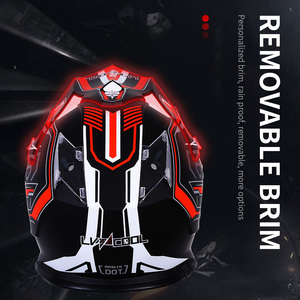 Dot phê duyệt phổ biến đầy đủ mặt động cơ chéo Mũ bảo hiểm off road xe máy cascos Para ATV/UTV với miễn phí Visor Motocross Mũ bảo hiểm - Product Image 4