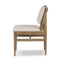 Chaise de salle à manger en bois massif de style américain du milieu du siècle, écologique, durable, style antique Wabi-sabi pour les B&B, les restaurants, les cafés, les hôtels