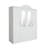 Armoire métallique Almirah Designs à 4 portes pour vêtements, penderie, placard de chambre
