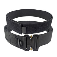 2in1 Ceinture tactique à dégagement rapide Boucle en métal Ceinture intérieure et extérieure MolleTraining Duty Belt