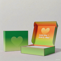 Boîte d'expédition personnalisée orange pour abonnement - Boîtes en papier sur mesure pour emballage cadeau