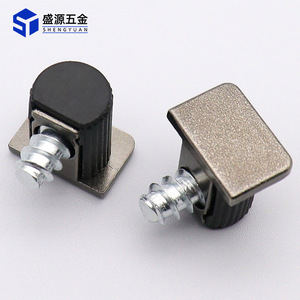 Shengyuan Zinc Alloy Shelf Connector Gun Black Durable Furniture Hardware Accessory - Product Image 1