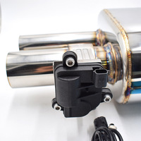 Système d'échappement de voiture, Valve à vide, tambour, Kit de commutateur à bouton-poussoir électronique, silencieux en acier inoxydable universel