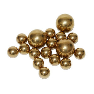 Messingkugel Massiv ø 25mm, Mit 12,2mm Sackloch