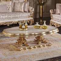 Ensemble de canapés en bois de style européen, luxe, feuille d'or, design traditionnel, meubles de maison, tissu sculpté, forme carrée, pour salon