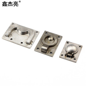 304 Stainless Steel Square Pull Ring Marine <b>Deck</b> Clip Door Handle Industrial Design Easy Installation - Product Image 4